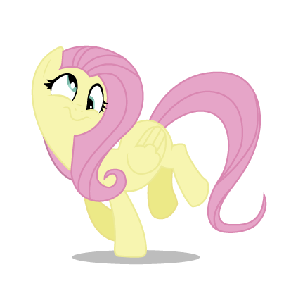 Size: 424x406 | Tagged: safe, artist:korikian, derpibooru import, fluttershy, derp, simple background, transparent background, vector