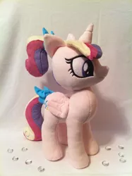 Size: 1936x2592 | Tagged: safe, artist:planetplush, derpibooru import, princess cadance, pony, foalsitter, irl, photo, plushie, solo, young