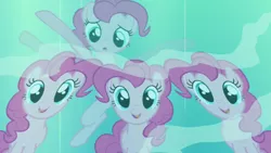 Size: 960x540 | Tagged: clone, clones, derpibooru import, multeity, pinkie clone, pinkie pie, reflection, safe, screencap, too many pinkie pies, too much pink energy is dangerous