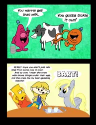 Size: 2538x3282 | Tagged: safe, artist:cartuneslover16, derpibooru import, derpy hooves, pegasus, pony, ashley, bart simpson, codename kids next door, crossover, female, mare, mr. men, mr. scatterbrain, mr. tickle, seriously, the simpsons, why cartuneslover why?