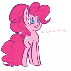 Size: 450x450 | Tagged: safe, artist:mt, derpibooru import, pinkie pie, dust, solo