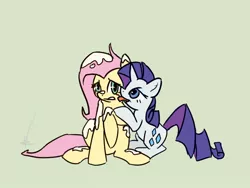 Size: 800x600 | Tagged: suggestive, artist:ponchuzn, derpibooru import, fluttershy, rarity, apprehensive, female, flarity, ice cream, lesbian, licking