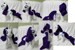 Size: 4000x2691 | Tagged: safe, artist:rens-twin, derpibooru import, rarity, pony, irl, photo, plushie, solo
