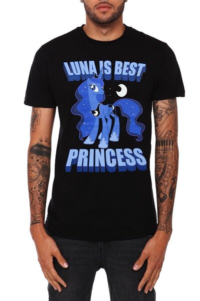 Size: 700x1049 | Tagged: safe, derpibooru import, official, princess luna, human, pony, best pony, hot topic, irl, merchandise, photo