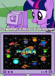 Size: 564x771 | Tagged: safe, derpibooru import, twilight sparkle, pony, exploitable meme, meme, space jam, tv meme