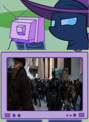 Size: 564x771 | Tagged: bane, batman, derpibooru import, exploitable meme, human, irl, mare do well, meme, photo, safe, the dark knight rises, tv meme