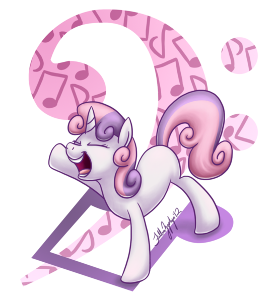 Size: 800x873 | Tagged: artist:fallenzephyr, derpibooru import, safe, singing, sweetie belle