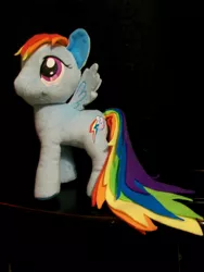 Size: 2748x3664 | Tagged: safe, derpibooru import, rainbow dash, pegasus, pony, custom, female, funrise, irl, mare, mod, photo, plushie, solo