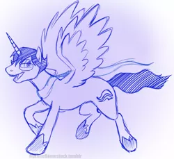 Size: 500x458 | Tagged: safe, artist:mylittlehomestuck, derpibooru import, ponified, alicorn, pony, god tier, homestuck, john egbert