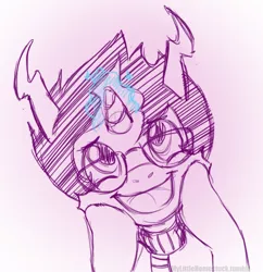 Size: 500x517 | Tagged: artist:mylittlehomestuck, derpibooru import, eridan ampora, homestuck, ponified, safe