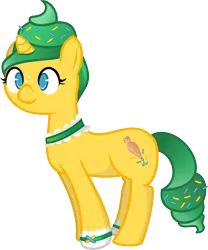 Size: 5225x6289 | Tagged: safe, artist:galswingirl, derpibooru import, oc, oc:sweet sprinkles, unofficial characters only, food pony, original species, absurd resolution, simple background, transparent background, vector