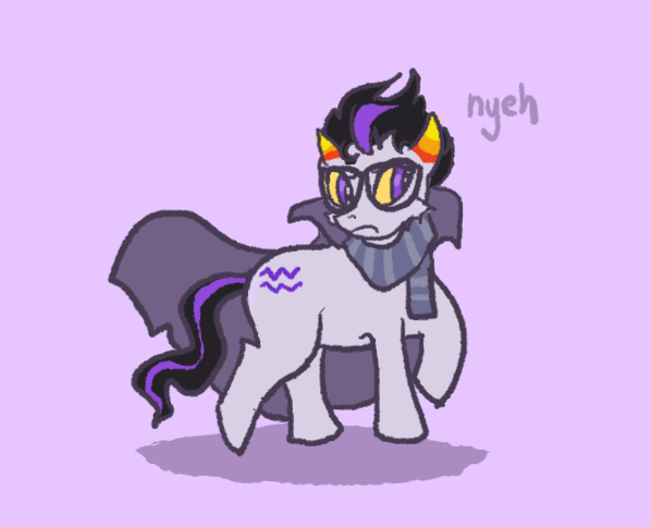 Size: 598x484 | Tagged: derpibooru import, eridan ampora, homestuck, nyeh, ponified, safe