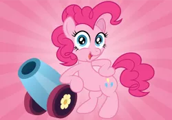 Size: 1024x717 | Tagged: artist:aleximusprime, artist:tim015, colored, derpibooru import, party cannon, pinkie pie, safe