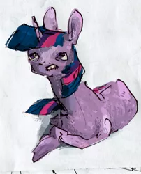 Size: 1280x1584 | Tagged: artist:cygaj, derpibooru import, painting, safe, traditional art, twilight sparkle