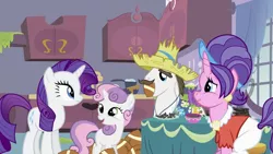 Size: 993x559 | Tagged: american football, artist:capnpea, cookie crumbles, cookieflanks, derpibooru import, edit, edited screencap, hondo flanks, rarity, rarity's parents, safe, screencap, sisterhooves social, sweetie belle