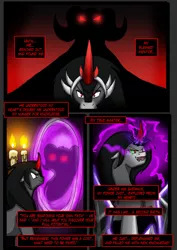 Size: 1000x1411 | Tagged: artist:yula568, comic, dark magic, derpibooru import, grogar, hilarious in hindsight, king sombra, masters and students, monologue, safe, sombra eyes, the crystal empire