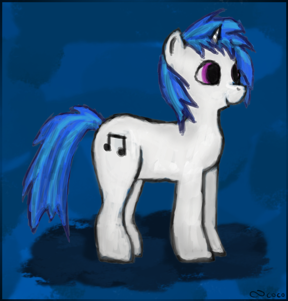 Size: 1296x1354 | Tagged: artist:coco, derpibooru import, safe, simple background, vinyl scratch