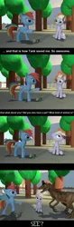 Size: 950x2881 | Tagged: safe, artist:velgarn, derpibooru import, derpy hooves, rainbow dash, tank, pegasus, pony, 3d, female, gmod, mare, rappy