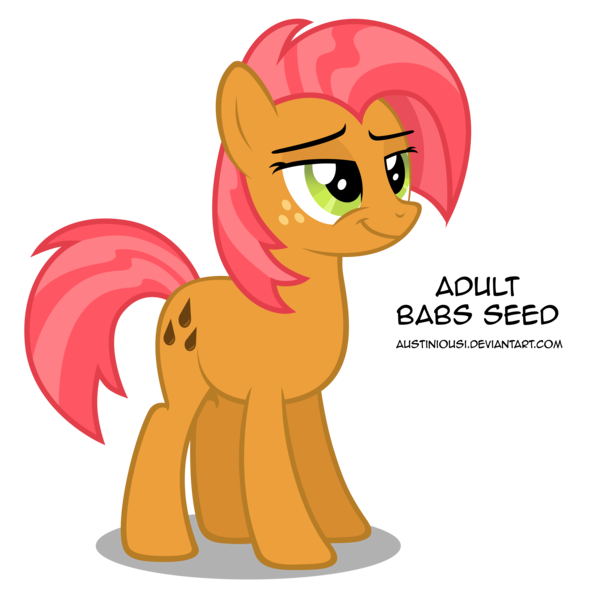 Size: 5000x5000 | Tagged: absurd resolution, adult, artist:austiniousi, babs seed, derpibooru import, older, one bad apple, safe, simple background, solo, transparent background, vector