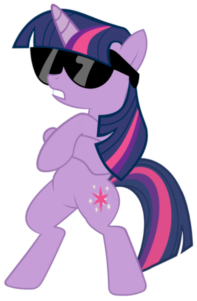 Size: 419x640 | Tagged: artist:slythebrony, derpibooru import, female, gangnam style, mare, may the best pet win, radicalness, safe, simple background, solo, sunglasses, transparent background, twilightlicious, twilight sparkle, vector