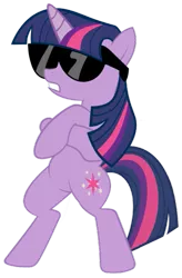 Size: 419x640 | Tagged: artist:slythebrony, derpibooru import, female, gangnam style, mare, may the best pet win, radicalness, safe, simple background, solo, sunglasses, transparent background, twilightlicious, twilight sparkle, vector