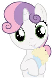 Size: 4800x7000 | Tagged: safe, artist:yanoda, derpibooru import, sweetie belle, pony, unicorn, one bad apple, :3, absurd resolution, cute, diasweetes, female, filly, milkshake, milkshake ponies, simple background, solo, transparent background, vector