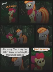 Size: 760x1020 | Tagged: apple bloom, artist:template93, comic, derpibooru import, oc, oc:ruby, safe, story of the blanks