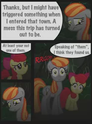 Size: 760x1020 | Tagged: apple bloom, artist:template93, comic, derpibooru import, oc, oc:ruby, safe, story of the blanks