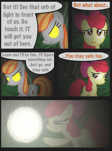 Size: 760x1020 | Tagged: apple bloom, artist:template93, comic, derpibooru import, oc, oc:ruby, safe, story of the blanks