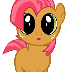 Size: 8068x8668 | Tagged: absurd resolution, adorababs, artist:tagteamcast, babs seed, cute, derpibooru import, looking at you, :o, one bad apple, open mouth, safe, simple background, solo, transparent background, vector