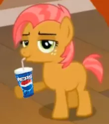 Size: 284x323 | Tagged: babs seed, derpibooru import, exploitable meme, meme, pepsi, product placement, safe, soda