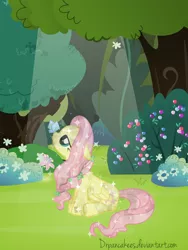 Size: 6750x9000 | Tagged: absurd resolution, artist:drpancakees, butterfly, crystallized, derpibooru import, fluttershy, safe