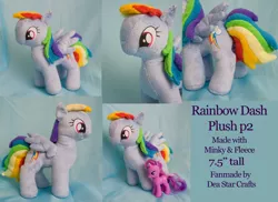 Size: 3372x2458 | Tagged: safe, artist:bluepaws21, derpibooru import, rainbow dash, twilight sparkle, pony, irl, photo, plushie, toy