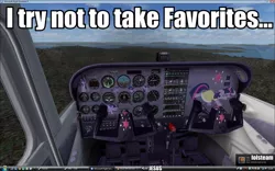 Size: 960x600 | Tagged: aircraft, blatant lies, caption, cessna 172, clothes, cockpit, derpibooru import, dress, flight simulator, fsx, image macro, meme, plane, print screen, roflbot, safe, steam, twilight sparkle