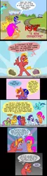 Size: 666x2470 | Tagged: artist:cybersp0nge, charity (pony), comic, derpibooru import, magenta mousse, not applejack, not fluttershy, not pinkie pie, not rainbow dash, not rarity, not twilight sparkle, oc, parody, prince fireball supernova, safe, sheila outback, shutterfly (pony), spectral flash, sunrise twinkle, unofficial characters only
