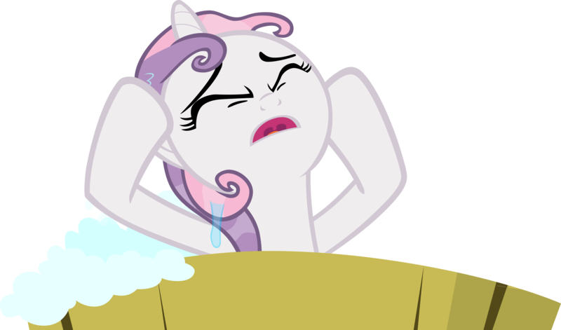 Size: 5091x3000 | Tagged: safe, artist:firestorm-can, derpibooru import, sweetie belle, pony, unicorn, bath, eyes closed, female, filly, simple background, solo, transparent background, vector, wet mane