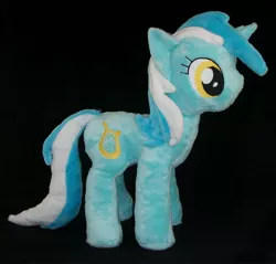 Size: 2270x2168 | Tagged: safe, artist:finnickie, derpibooru import, lyra heartstrings, pony, irl, photo, plushie, solo