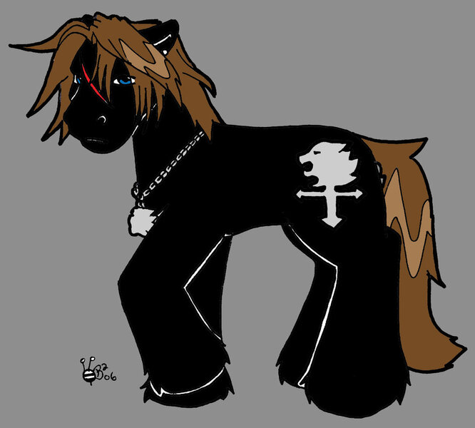 Size: 942x849 | Tagged: artist:thebrigeeda, derpibooru import, final fantasy, ponified, safe, squall leonhart