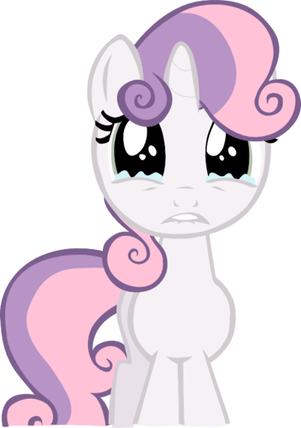 Size: 527x751 | Tagged: crying, derpibooru import, lip bite, sad, safe, simple background, sweetie belle, transparent background, vector