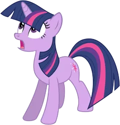 Size: 10000x10458 | Tagged: safe, artist:kysss90, derpibooru import, twilight sparkle, unicorn, absurd resolution, bangs, hair over eyes, open mouth, shocked, simple background, solo, transparent background, unicorn twilight, vector, wide eyes