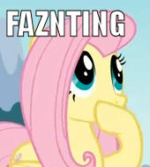 Size: 170x189 | Tagged: derpibooru import, fascinating, fluttershy, image macro, reaction image, safe