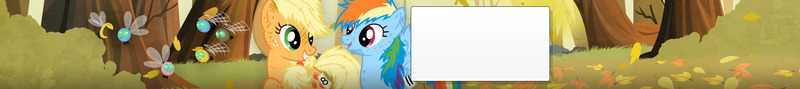 Size: 2560x285 | Tagged: applejack, banner, derpibooru import, fimfiction, rainbow dash, safe