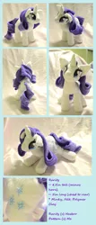 Size: 1524x3572 | Tagged: safe, artist:meskopup, derpibooru import, rarity, pony, irl, photo, plushie, solo