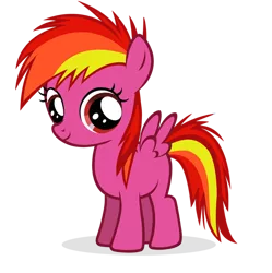 Size: 500x502 | Tagged: safe, artist:fanimusmaximus2pnt0, derpibooru import, feathermay, pegasus, pony, filly, simple background, solo, transparent background, vector