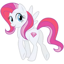 Size: 900x900 | Tagged: safe, artist:zeal-hime, derpibooru import, diamond rose, pegasus, pony, cutie mark, female, hooves, mare, plot, simple background, solo, transparent background, vector, wings