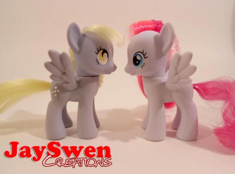 Size: 857x633 | Tagged: safe, artist:jayswen93, derpibooru import, official, derpy hooves, diamond rose, pony, brushable, custom, irl, photo, toy