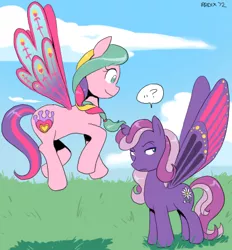 Size: 452x487 | Tagged: artist:general-radix, daisy dreams, derpibooru import, glimmer wings, ploomette, safe