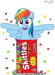 Size: 1408x1920 | Tagged: artist:judhudson, derpibooru import, rainbow dash, safe, skittles