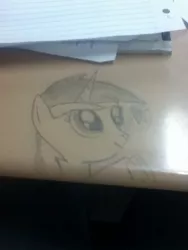 Size: 720x960 | Tagged: cute, derpibooru import, desk, drawing, filly, safe