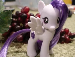 Size: 1600x1200 | Tagged: safe, artist:vampasaurus, derpibooru import, sugar grape, pony, brushable, custom, irl, photo, solo, toy